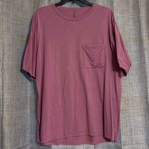 Lululemon Chest Pocket Relaxed Fit Tee (Vintage Plum)